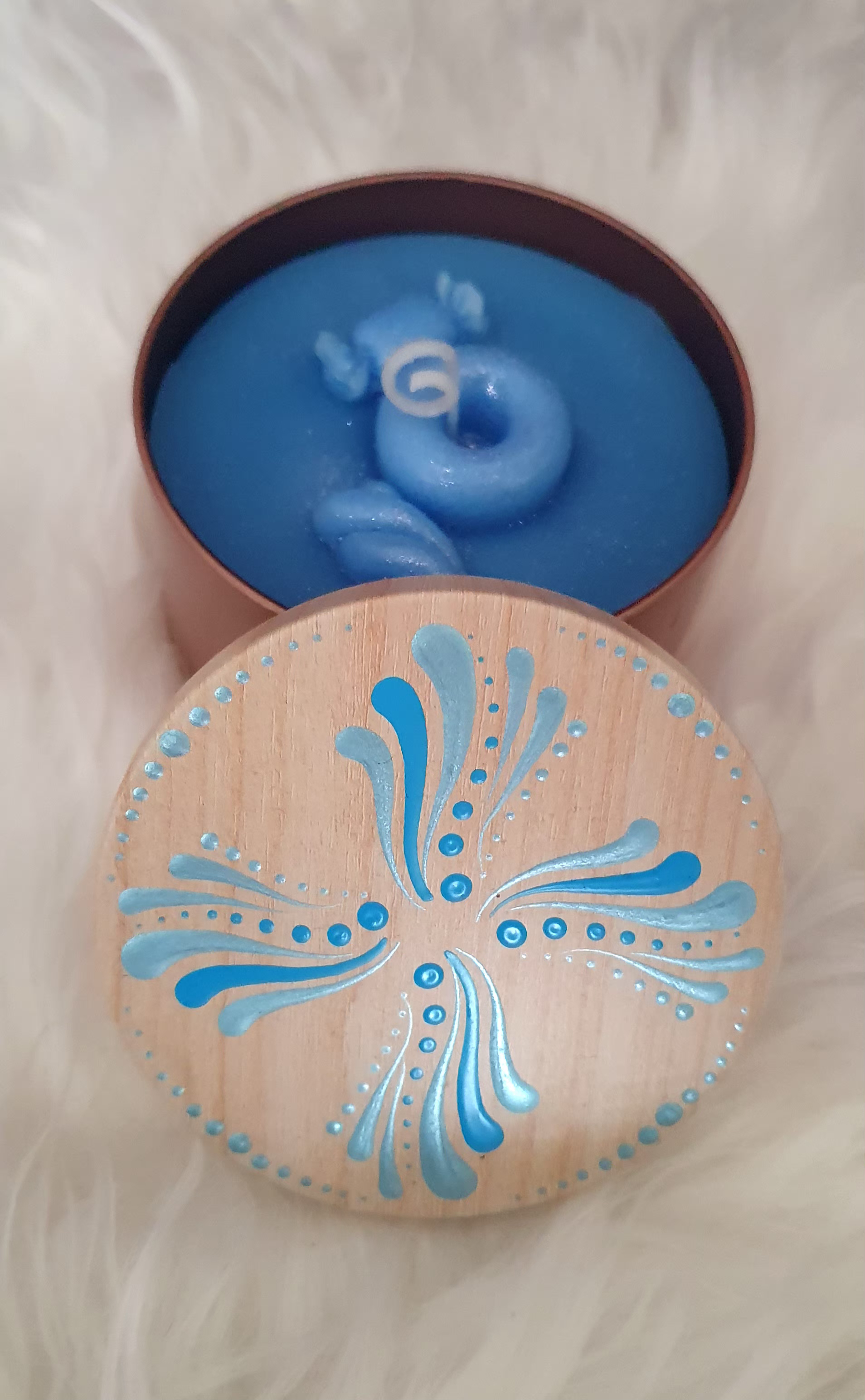 Nagy tégelyes mandala gyertyák