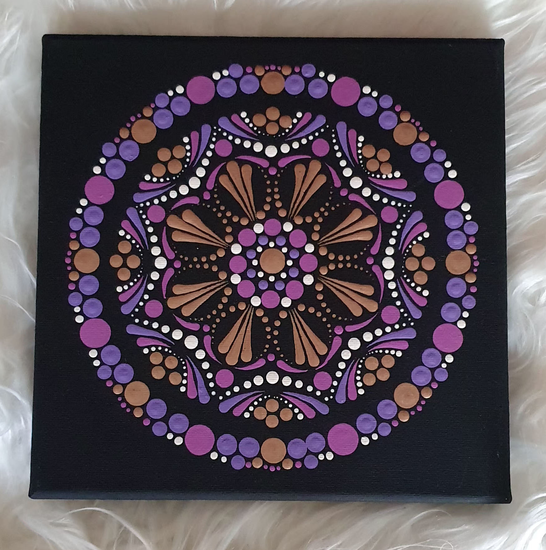 Lila álom Mandala 20cm