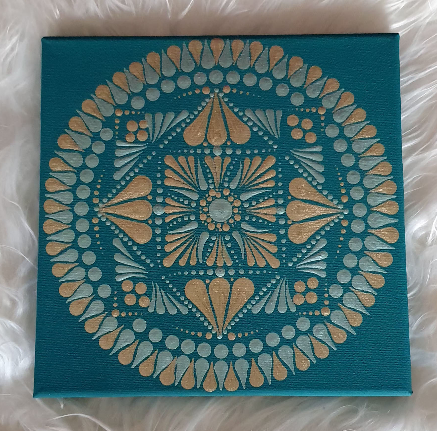Türkiz Mandala 20cm