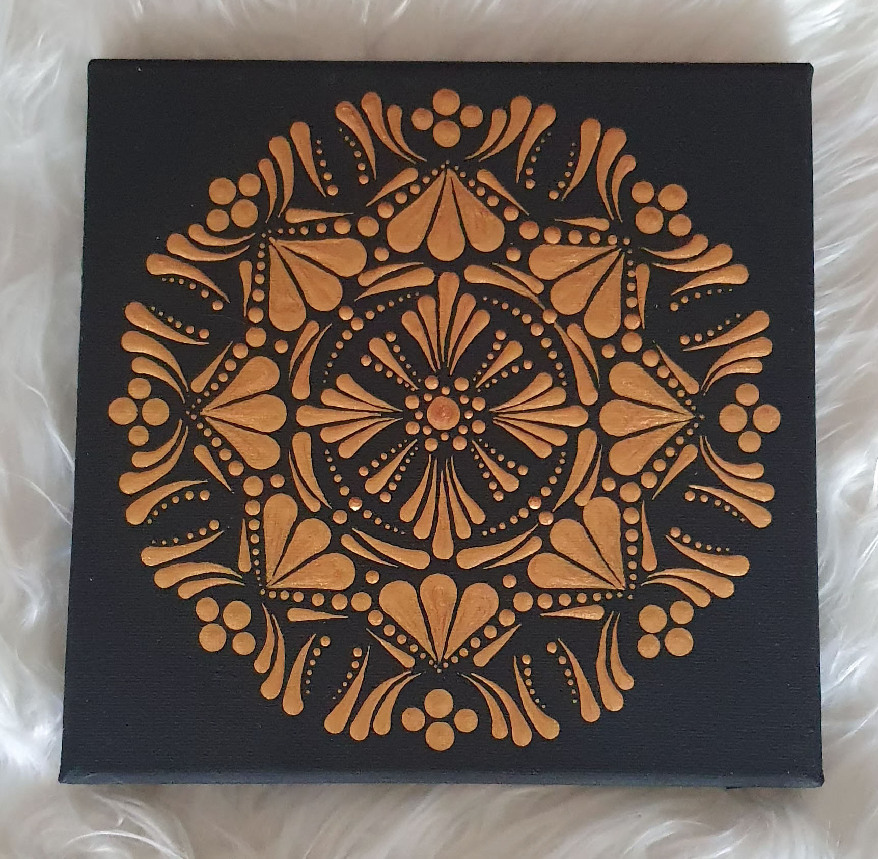 Bronz harmónia Mandala  20cm